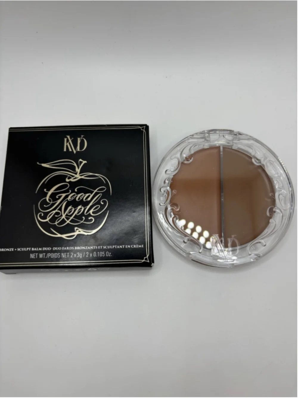 KVD Beauty Good Apple Bronzer Bronze Sculpt Balm Duo - Light 200